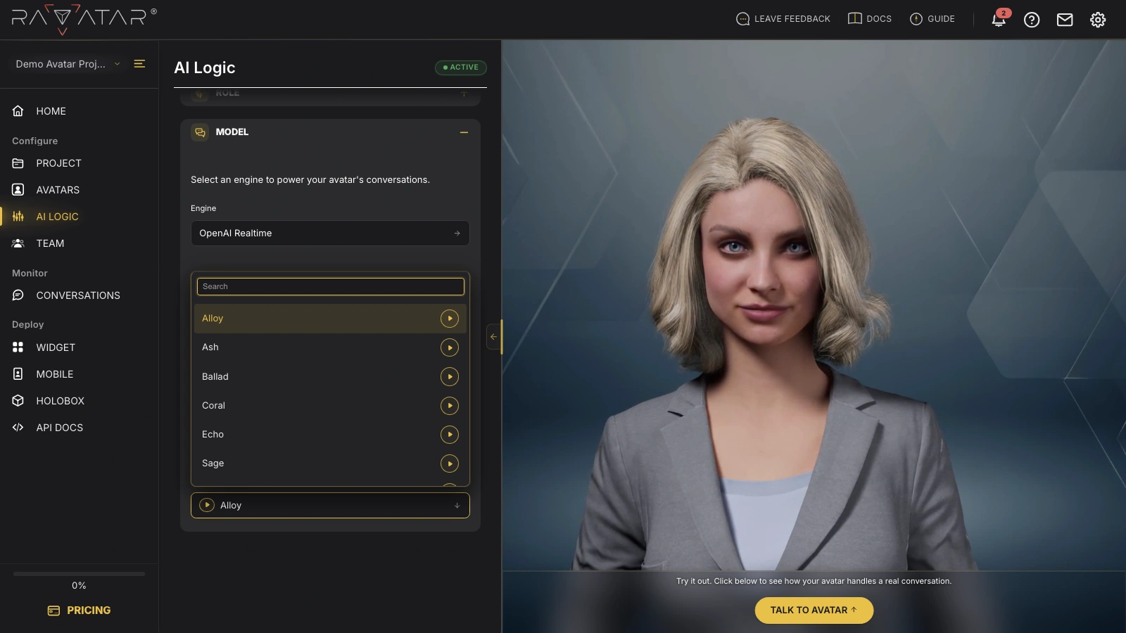 Genesis Studio pick OpenAI Realtime voice with audio preview