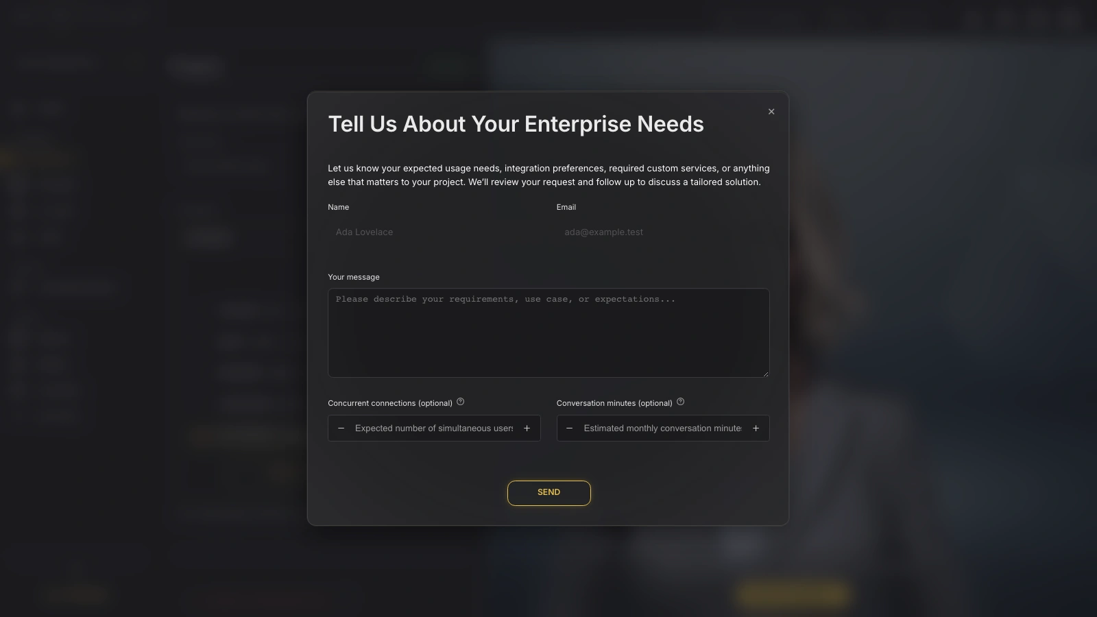 Request Enterprise Plan