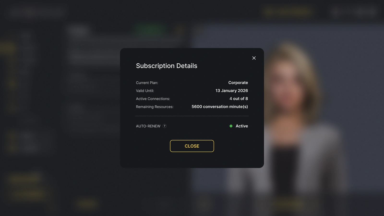Subscription Plan Available Resources