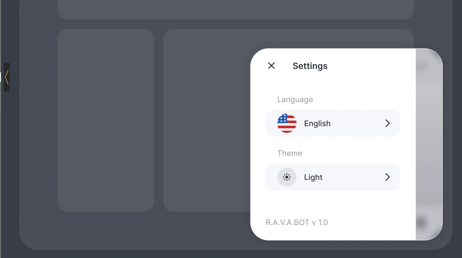 Genesis Studio website AI avatar chatbot menu