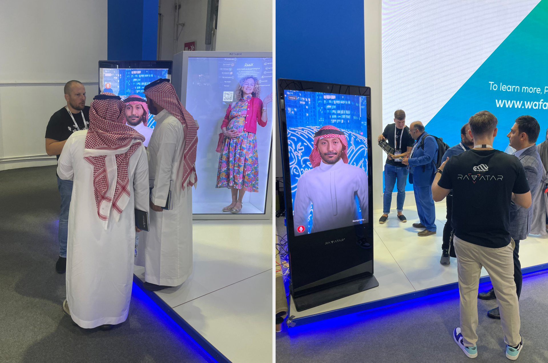 interactive info kiosk with avatar