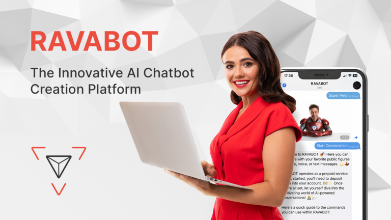 ravabot intelligent multilingual chatbot creation service text audio video messages