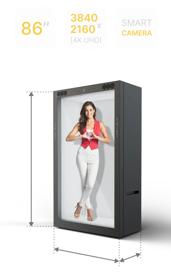 holobox life-size holographic display for AI presenters on stage at conferences