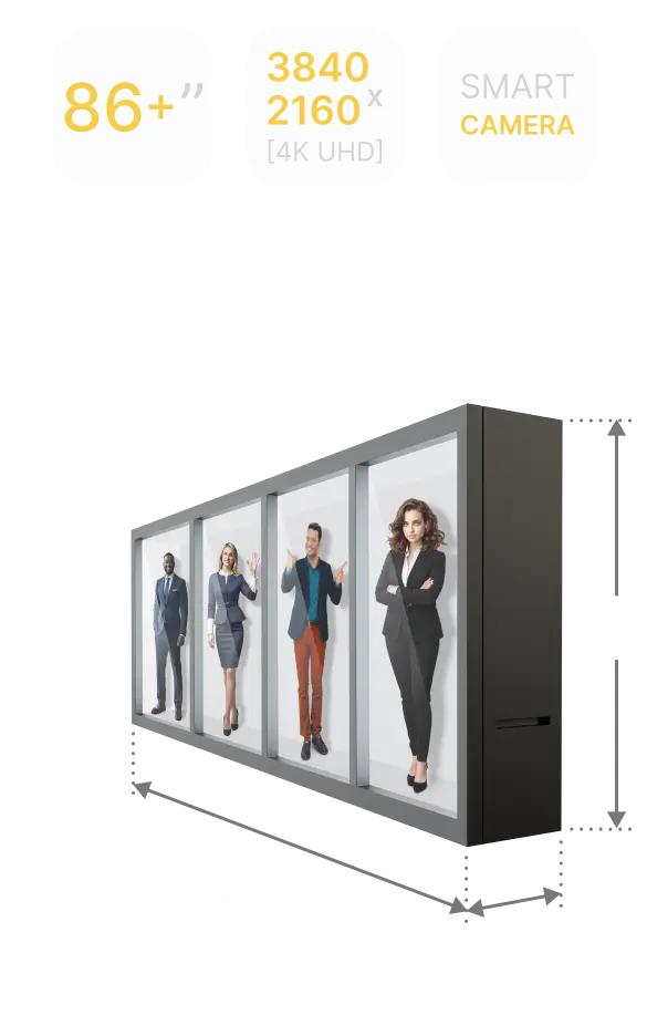 interactive holographic wall for immersive storytelling and large-scale brand performances