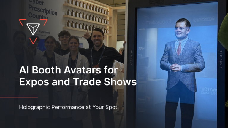 ai booth avatars for holographic performance at ai expos and trade shows