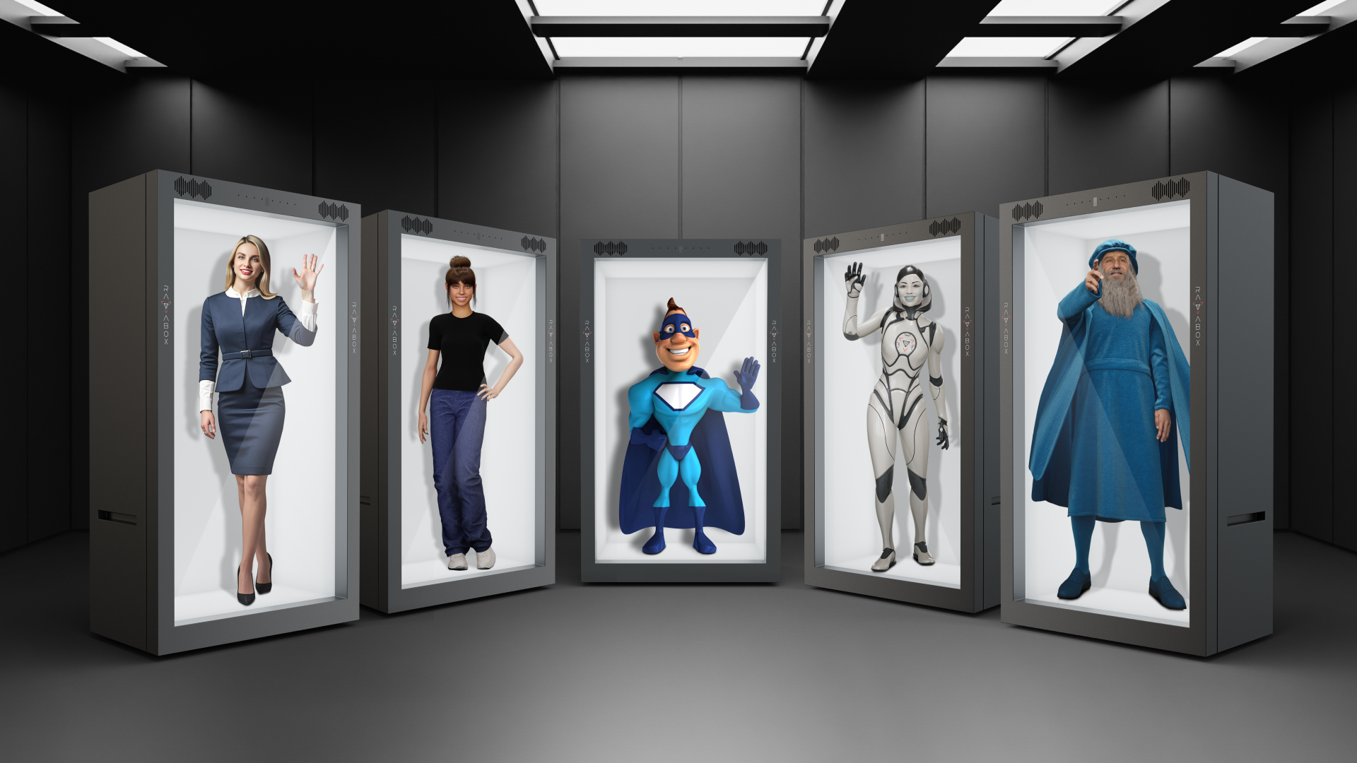 generative ai booth avatars as holographic interactive brand characters