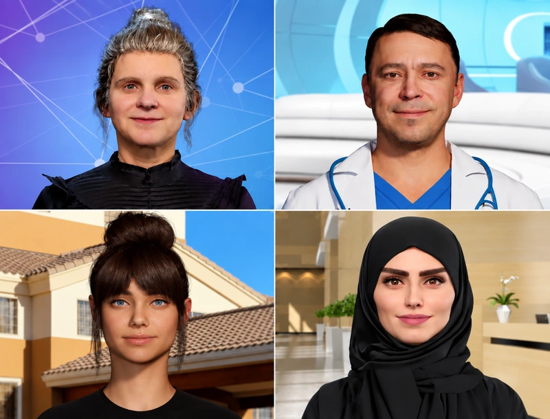 Four-Person Professional Portrait